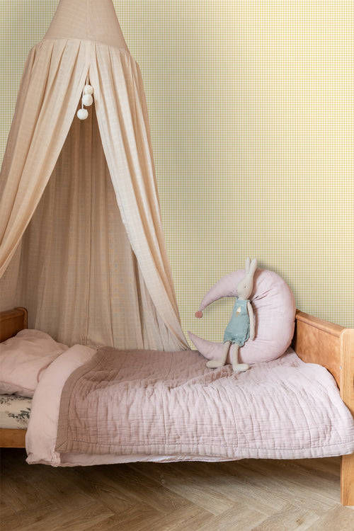 ESTAhome behang strepen pastel geel - 50 x 900 cm - 131645 - vtwonen shop