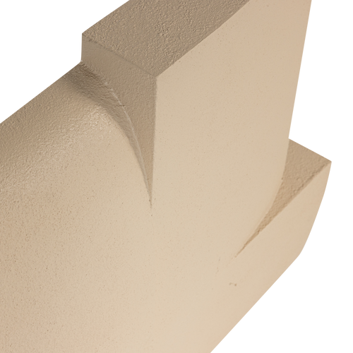 WOOOD wanddeco Tide - Betonlook - Zand - 86x86x11