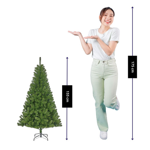 Black Box Trees Charlton Kerstboom - Kerstversiering voor Binnen met Natuurlijke Uitstraling - Kunstboom van Zachte PVC Naaldjes voor Realistische