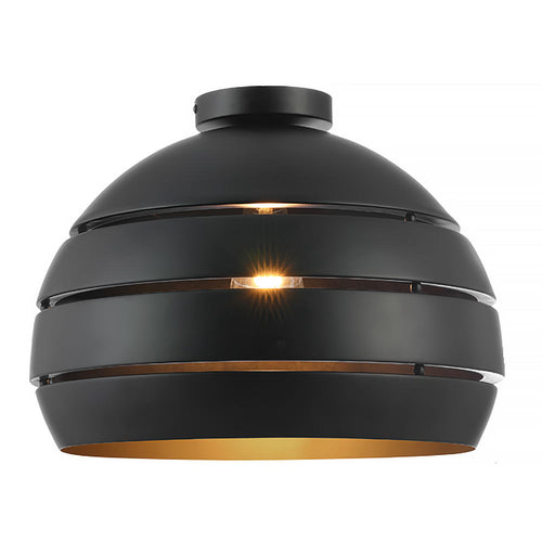 Freelight plafondlamp Djarin - 1 lichts - 40  x 32   cm - zwart goud - vtwonen shop