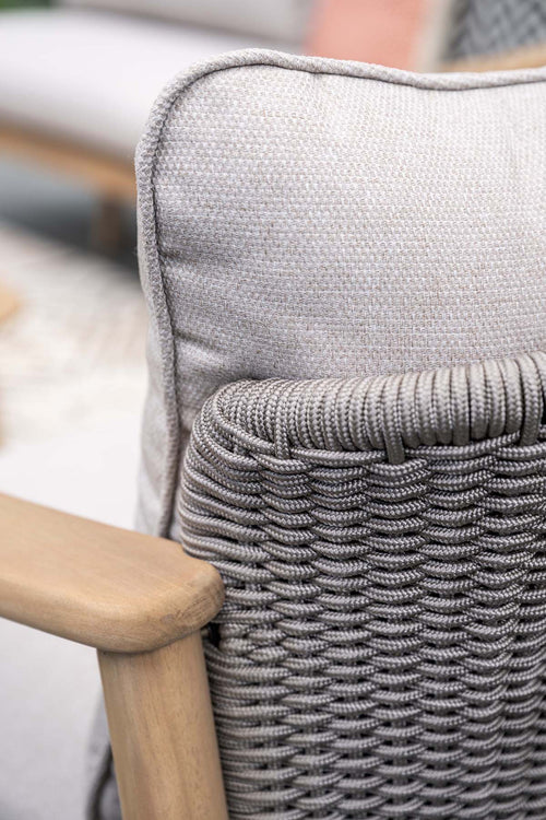 Eclipse loungeset - 4-dlg.-acaciahout met white wash - sand