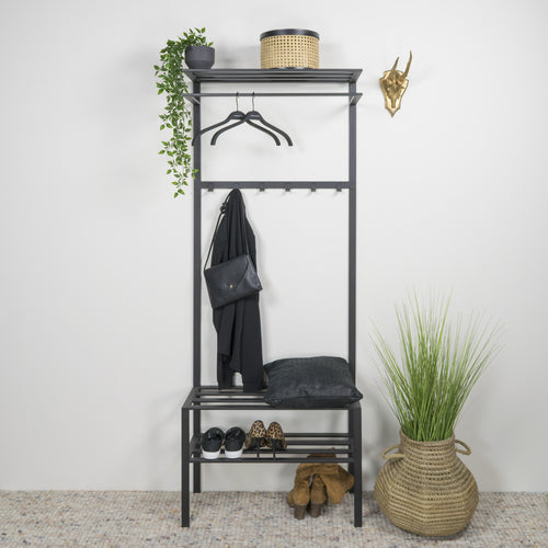 Spinder Design kapstok Ivar 2 - Zwart - 5 haken