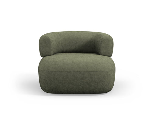Micadoni Fauteuil Jenny chenille, groente - 88x90x73cm