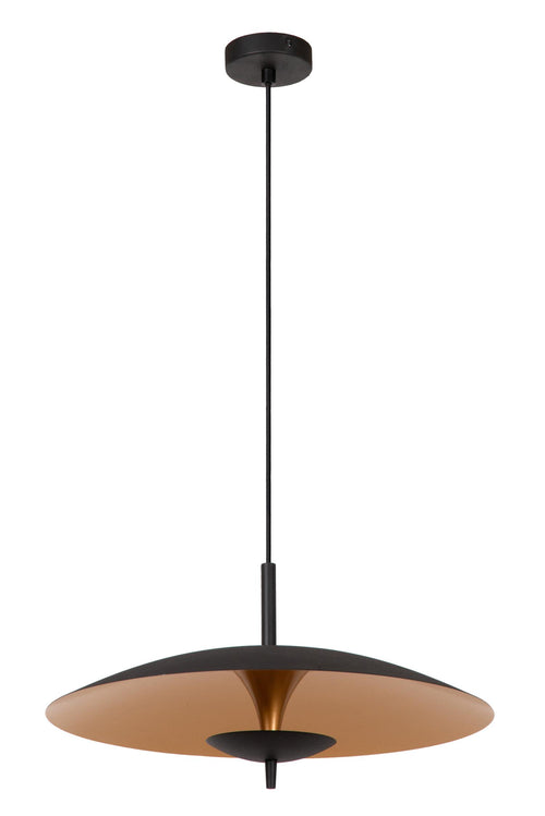 Lucide hanglamp VULCAN - Geïntegreerde LED - Zwart - vtwonen shop