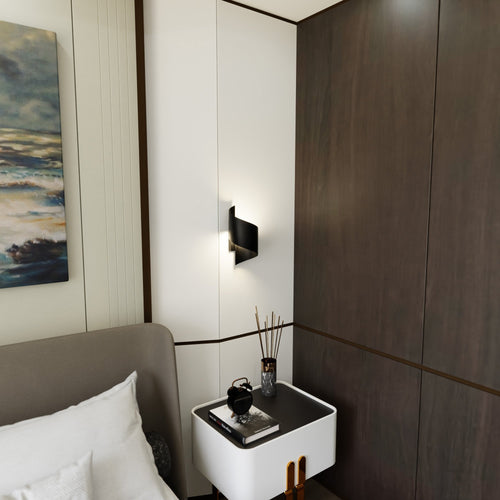 Emibig wandlamp Spiner - 1 lichts - 14  x 30   cm - zwart - vtwonen shop