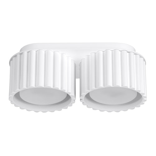 Sollux Lighting Plafondlamp AURA 2 wit Gx53 - 21x10x12cm