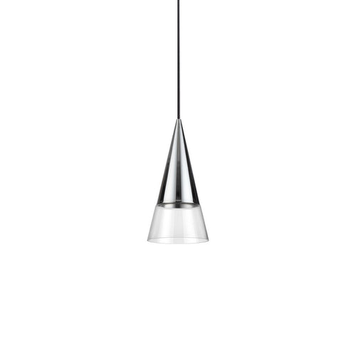 Ideal Lux CONO Dome Hanglamp Plafondlamp Chroom