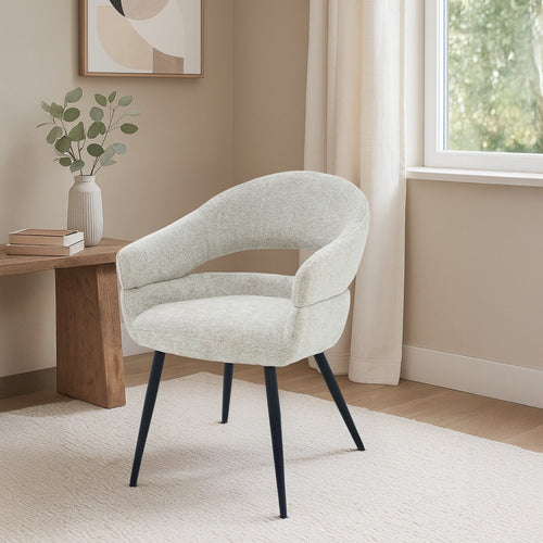 Livingfurn eetkamerstoel Megan - beige - set van 2 - 62x58x85