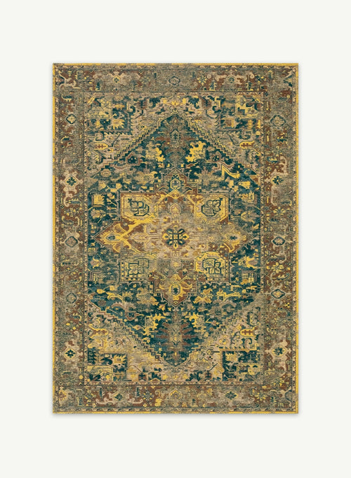 Remix vloerkleed 2051 Dark Sulfur - Geel - 170 x 240 cm