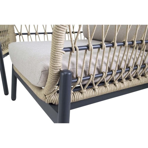 Lesli Living loungebank Zavi - beige - 163,5x83x72,5cm