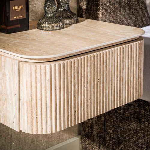 Giga Living Nachtkastje Romano - Travertin - 45x40x20cm