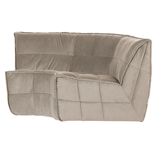 vtwonen hoekelement Cluster - Velvet - Warm Taupe - 81x205x93