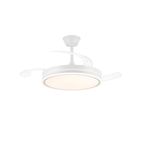 CristalRecord plafondventilator EVO - 1 lichts - 106  x  42   cm - wit