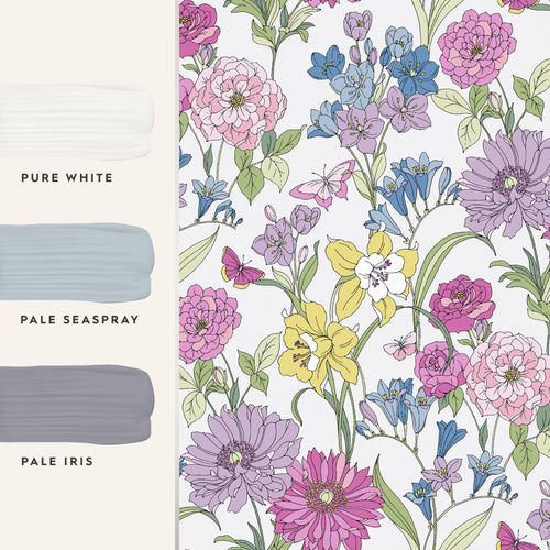 Laura Ashley Vliesbehang - Gilly - Multikleur 10mx52cm - vtwonen shop