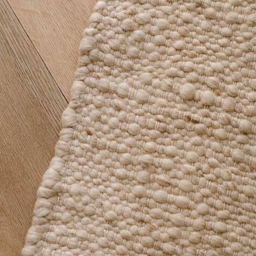 Mrcarpet Wollen vloerkleed Beige Gemeleerd Pebble 160x230cm