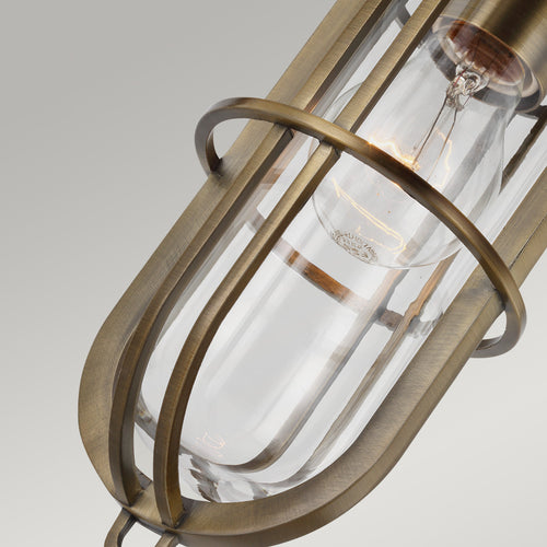 Urban Restoration Feiss 1 Hanglamp Donker Antiek Messing IP44