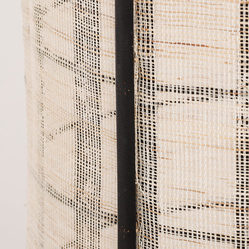 Mica Decorations Pella Hanglamp - H58 x Ø33 cm - Linnen - Off-white - vtwonen shop