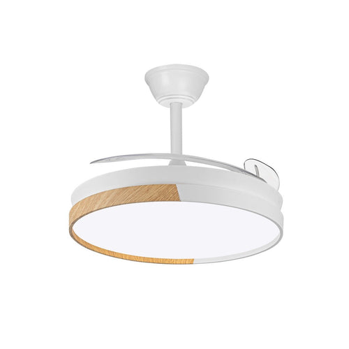 CristalRecord plafondventilator Ecoro - 1 lichts - 106  x 42   cm - wit hout - vtwonen shop