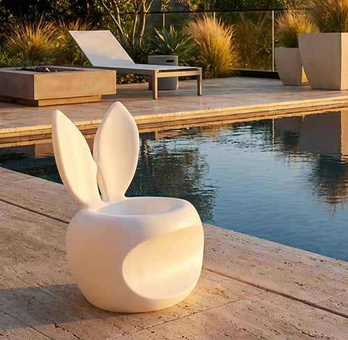Mauro Ferretti buitenstoel - 57x55x79 cm - wit