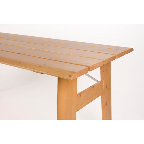 Zuiver Avenue Tuintafel/ Picknicktafel/ Biertafel met 2 banken Hout Opklapbaar Naturel/ Bruin - vtwonen shop