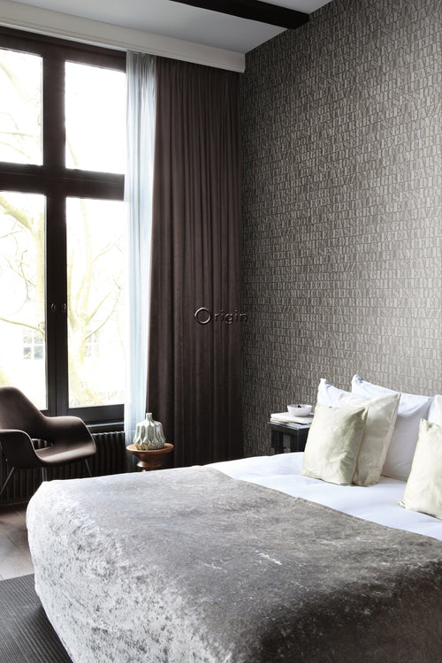 Origin Wallcoverings behang oude ijzeren zetletters roest bruin - 53 cm x 10,05 m - 347592 - vtwonen shop