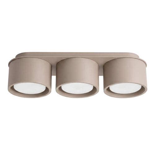 Sollux Lighting Plafondlamp MODO 3 taupe Gx53 - 32,4x10,4x8,2cm