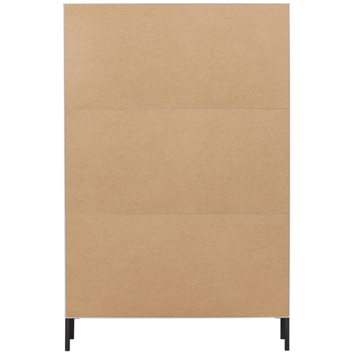 WOOOD vitrinekast Xam - Grenen - Wolkengrijs - 155x100x40 - vtwonen shop