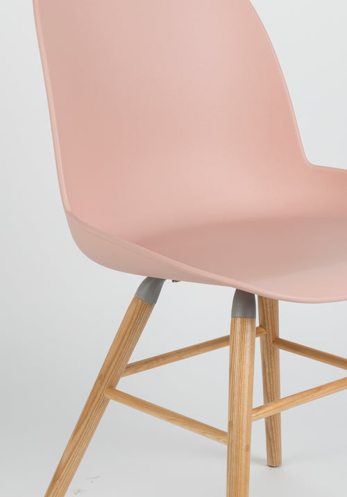 Zuiver Albert Kuip Eetkamerstoelen Roze - Set van 2 - vtwonen shop