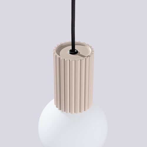 Sollux Lighting Hanglamp HALO 1 taupe - 12x12x120cm