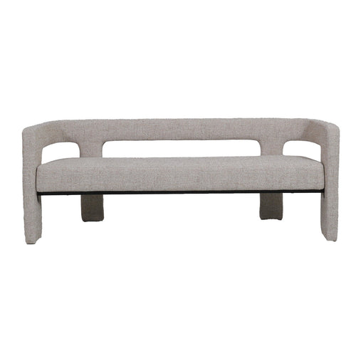 DÉJA Living Eetkamerbank Seto - Beige Stof - 168x54x68cm