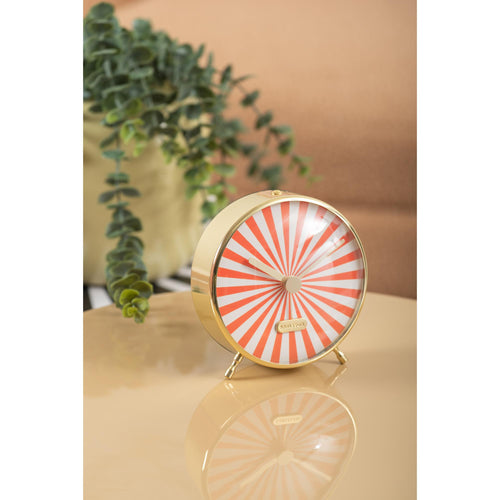 Karlsson wekker Candy Swirl - oranje - Ø12.5cm - vtwonen shop