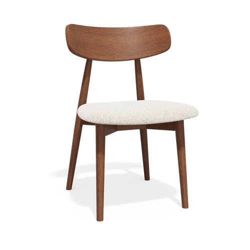 Premium Interiors - Set van 2 stoelen UGO - bouclette crème 50cm