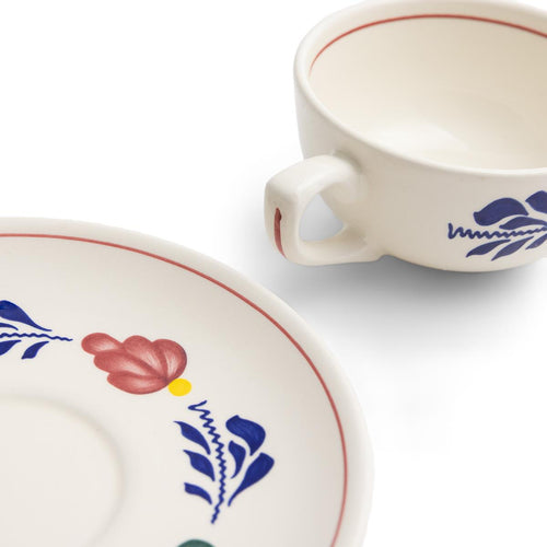 Royal Boch Boerenbont kop & schotel - 0,17L - set van 6