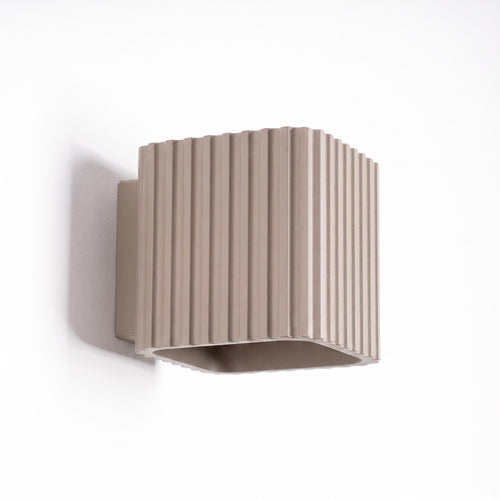 Sollux Lighting Wandlamp RIFF taupe G9 - 10x12x10cm