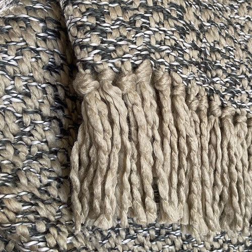 Malagoon plaid Zand - beige melee - 125x150cm