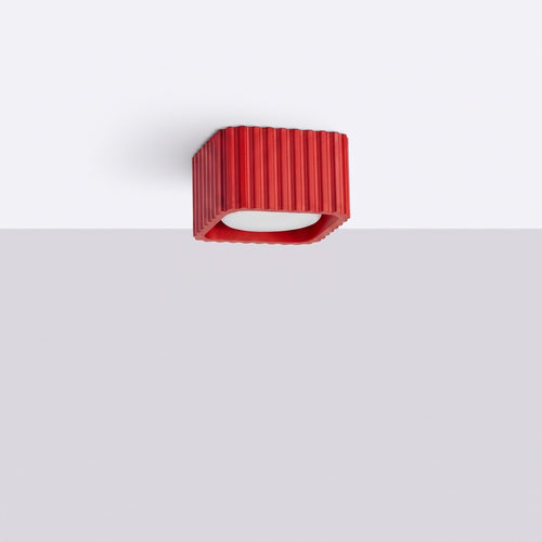 Sollux Lighting Plafondlamp RIFF 1 rood Gx53 - 10x10x6cm