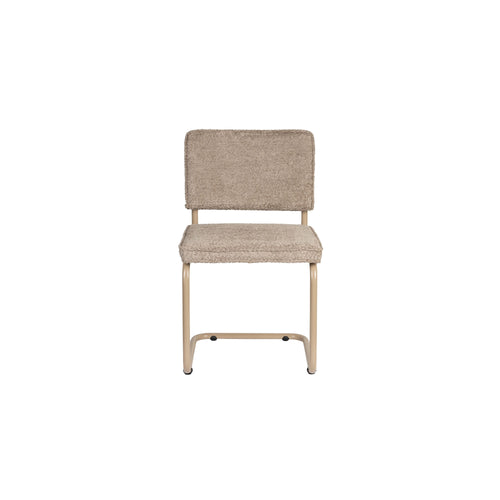 Zuiver Ridge Soft Eetkamerstoelen Beige - Set van 2 - vtwonen shop