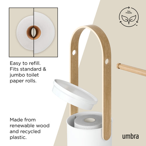 Umbra Bellwood toiletpapier- en reserverolhouder - vtwonen shop