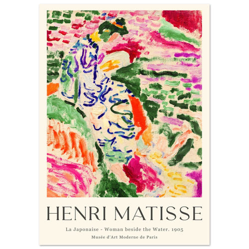 Artfulprints  Matisse - La japonaise 1905   Poster A4 21x29.7 cm