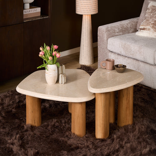 Starfurn - Salontafel  - Bruin - 75x84x35 cm