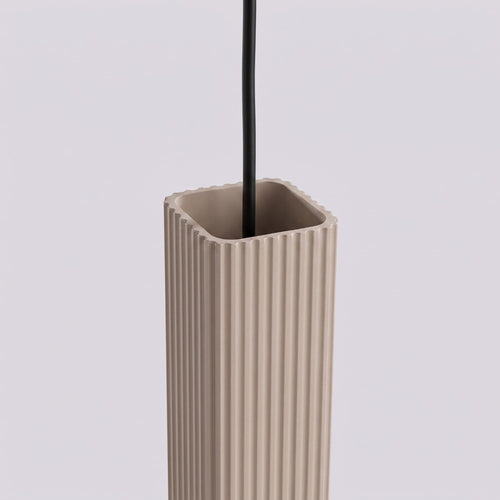 Sollux Lighting Hanglamp RAYO 3L taupe - 45x6x98cm