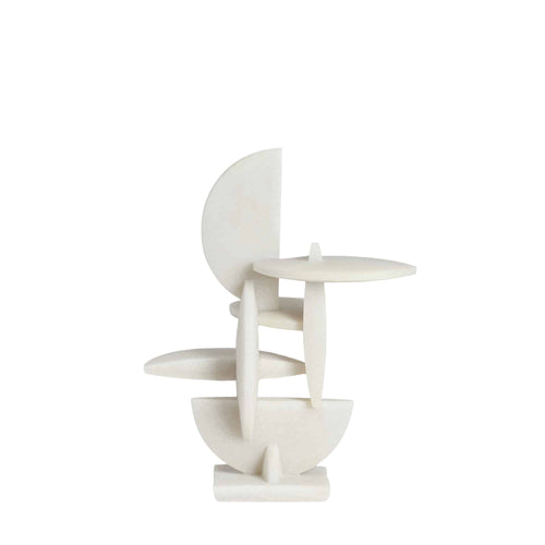 Light & Living ornament Giselle - wit - 27.5x21x34cm