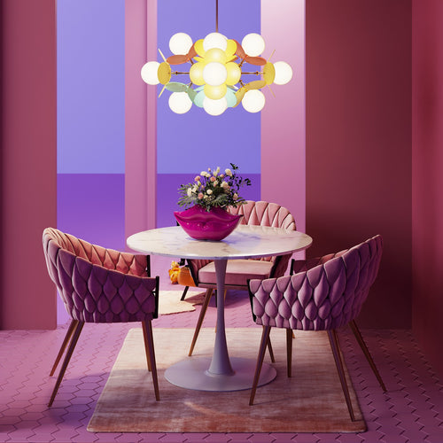 Kare Design Eettafel Veneto Ø110cm marmer wit - vtwonen shop