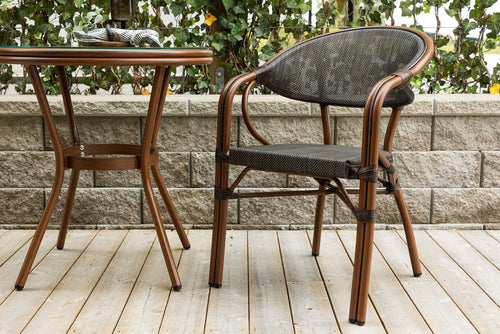 Rebellenclub Bistrostoel Maris - Set van 2 - Bruin - vtwonen shop