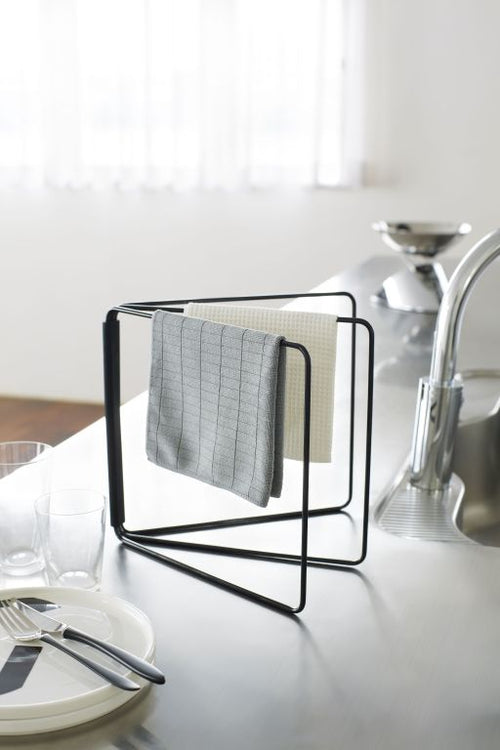 Yamazaki Opvouwbare Vaatdoekhouder - Tower - Zwart - vtwonen shop