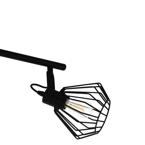EGLO spot Tabillano - e27 - 77,5 cm - zwart