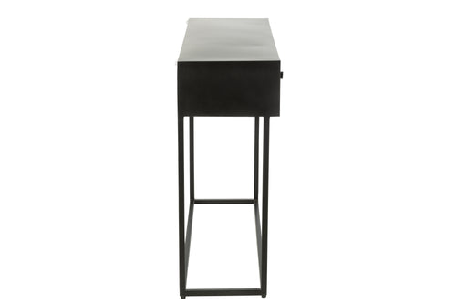 J-Line console Shanil - hout/ijzer - zwart - vtwonen shop