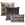 KUSSENSET | 3-delig | Celeste Signature | bruin | Hoii | inclusief veren binnenkussens