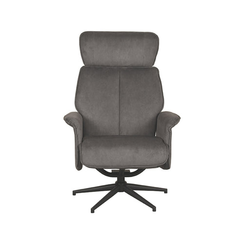 LABEL51 Relaxfauteuil Verdal - Antraciet - Draaibaar - vtwonen shop