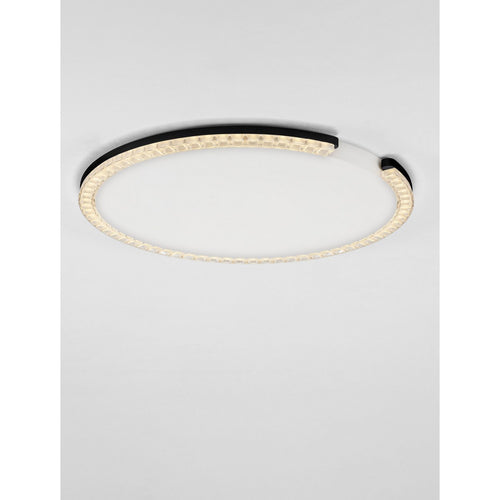 Nova Luce GREAMY Decoratieve plafondlamp Sandy Black Triac dimbare LED 30W 1950lm 3000K